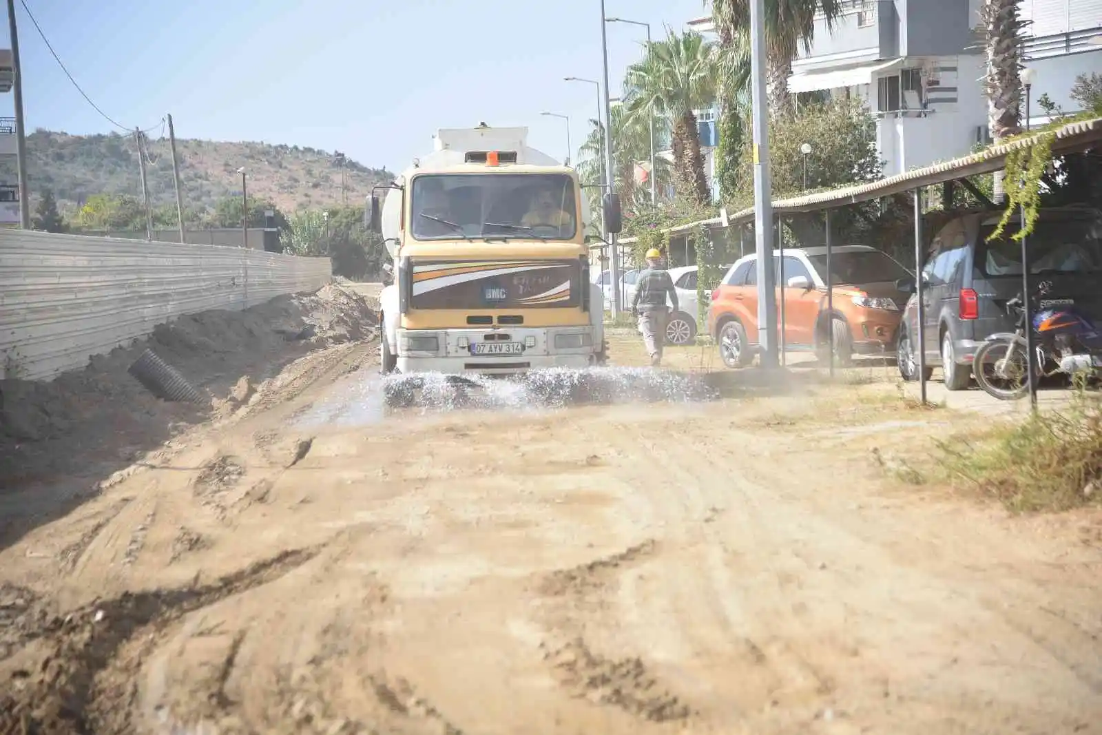 Türkler’de altyapı çalışmaları devam ediyor
