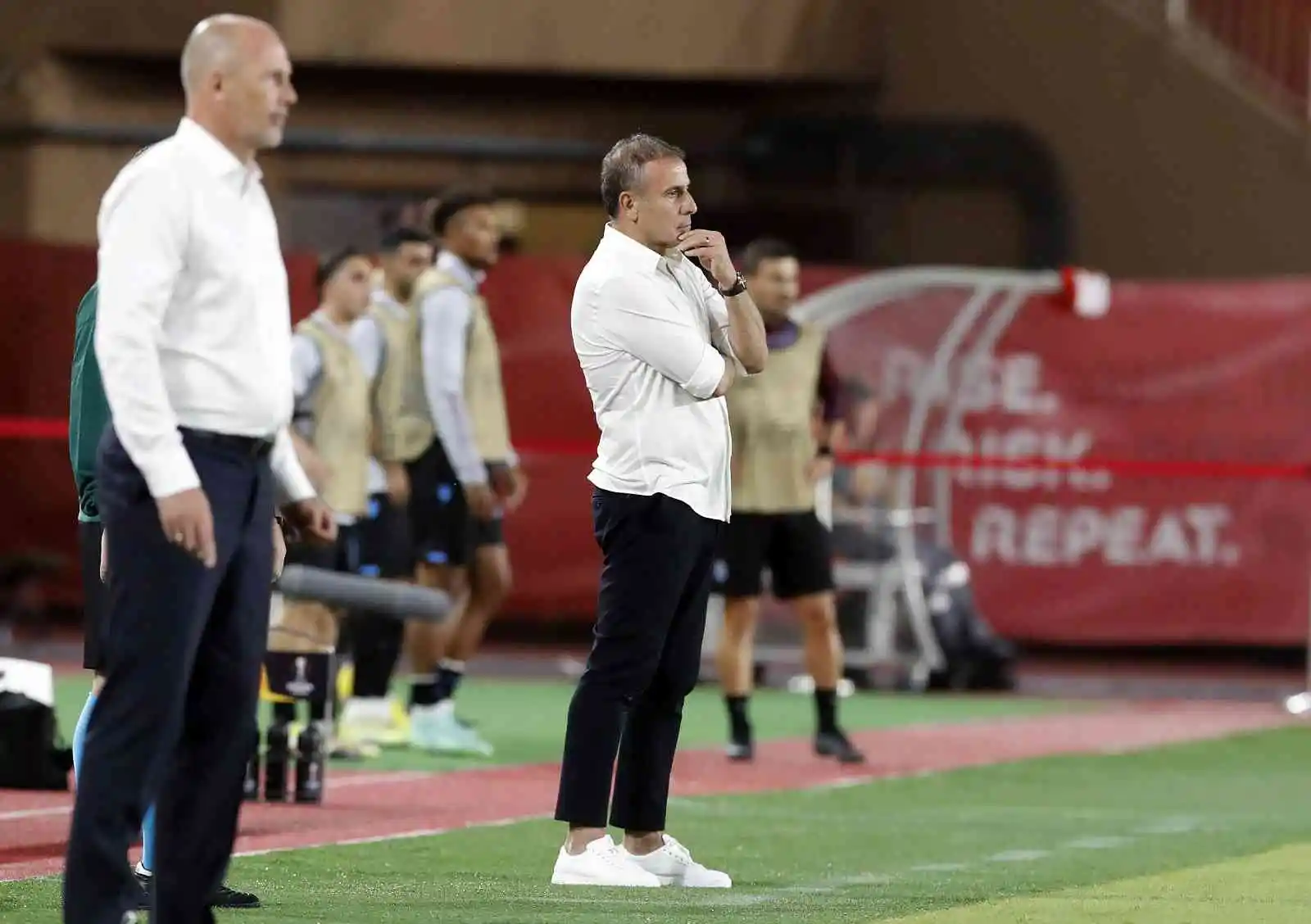 UEFA Avrupa Ligi: Monaco: 2 - Trabzonspor: 0 (İlk yarı)