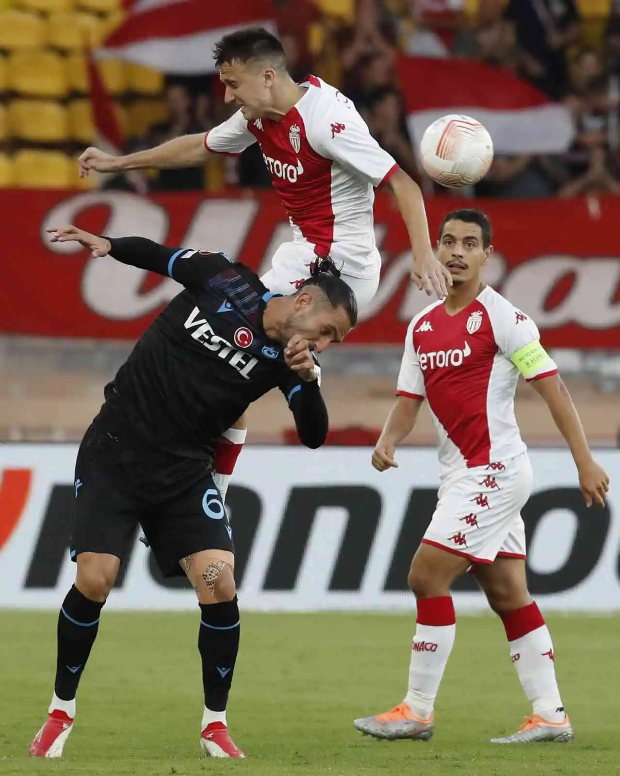 UEFA Avrupa Ligi: Monaco: 2 - Trabzonspor: 0 (İlk yarı)