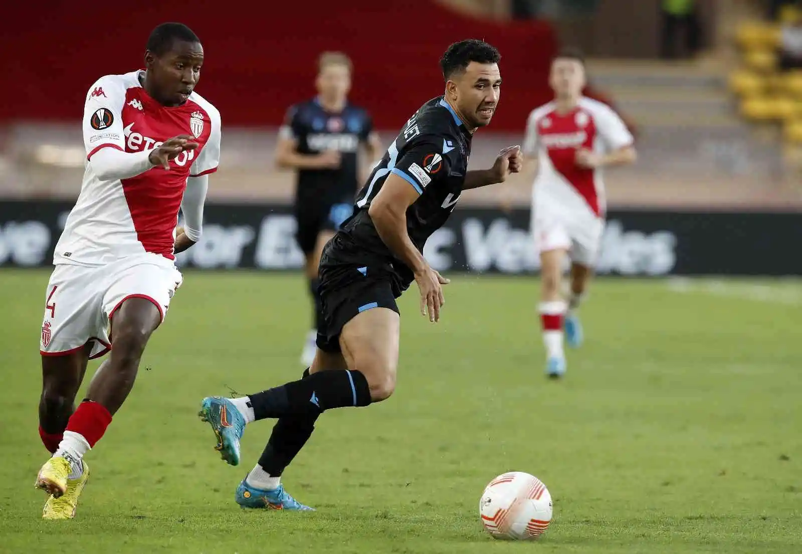 UEFA Avrupa Ligi: Monaco: 2 - Trabzonspor: 0 (İlk yarı)