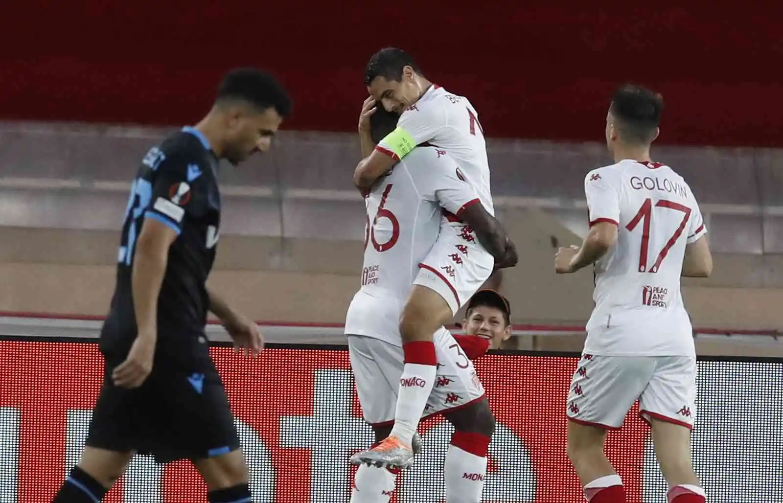 UEFA Avrupa Ligi: Monaco: 2 - Trabzonspor: 0 (İlk yarı)