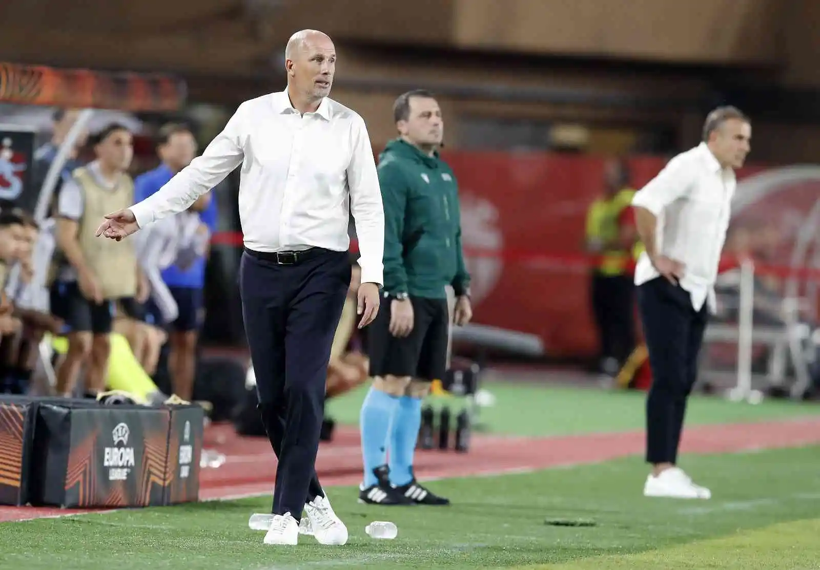 UEFA Avrupa Ligi: Monaco: 2 - Trabzonspor: 0 (İlk yarı)
