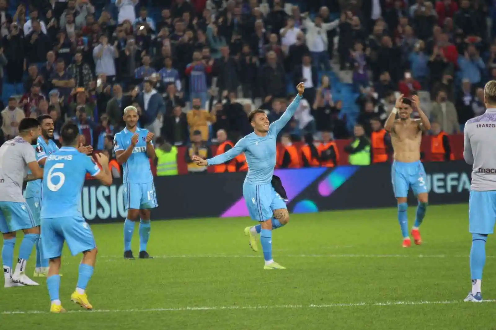 UEFA Avrupa Ligi: Trabzonspor: 4 - Monaco: 0 (Maç sonucu)
