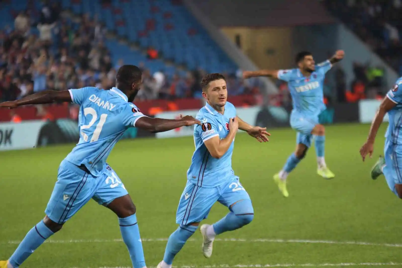 UEFA Avrupa Ligi: Trabzonspor: 4 - Monaco: 0 (Maç sonucu)
