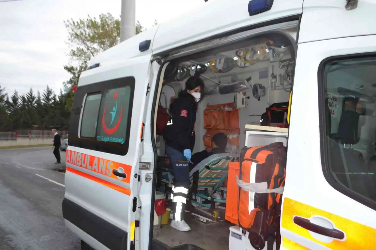 Yağışlı hava kazayı beraberinde getirdi: 1 yaralı