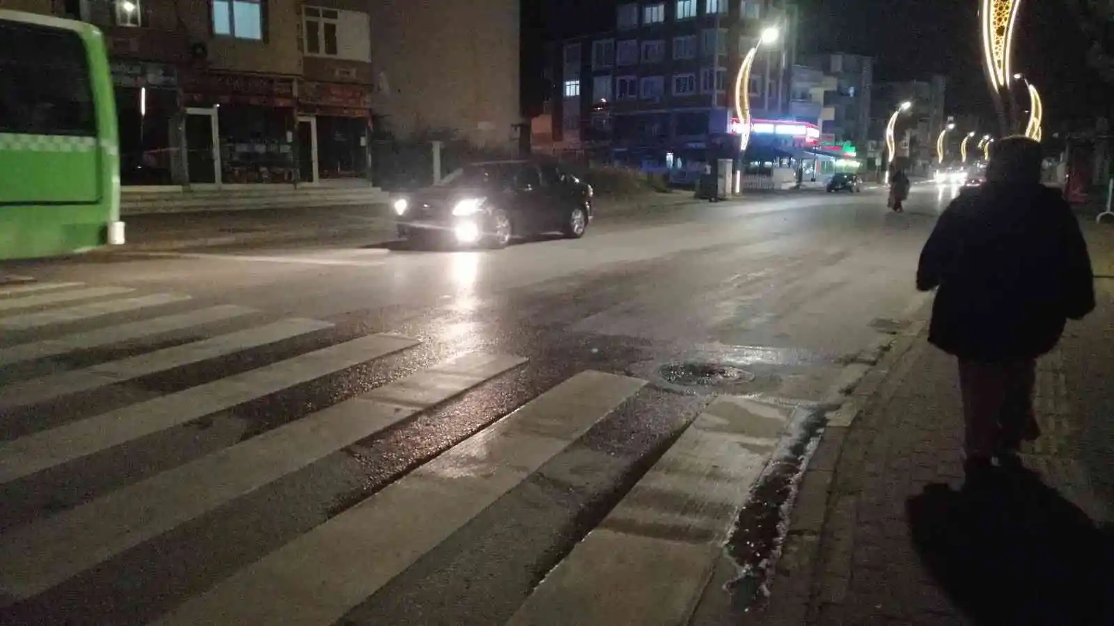 Yaya geçidinde dehşet: