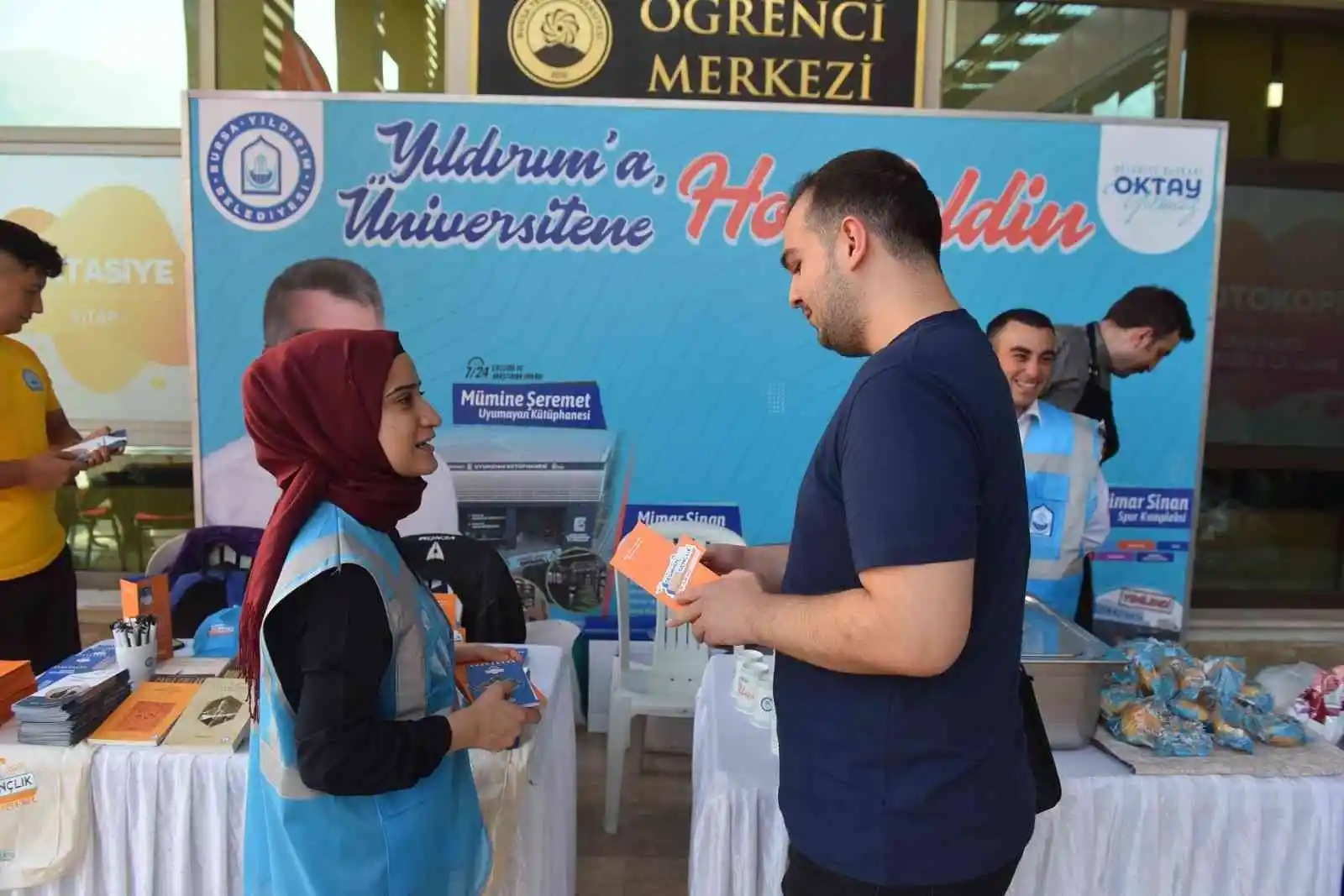 Yıldırım’dan üniversitelilere sıcak karşılama
