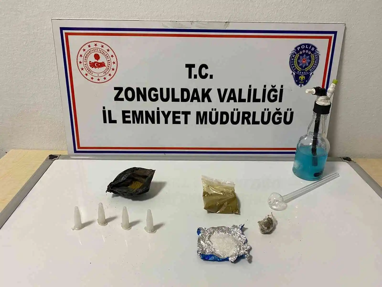 Zonguldak'ta uyuşturucu operasyonunda 1 tutuklama