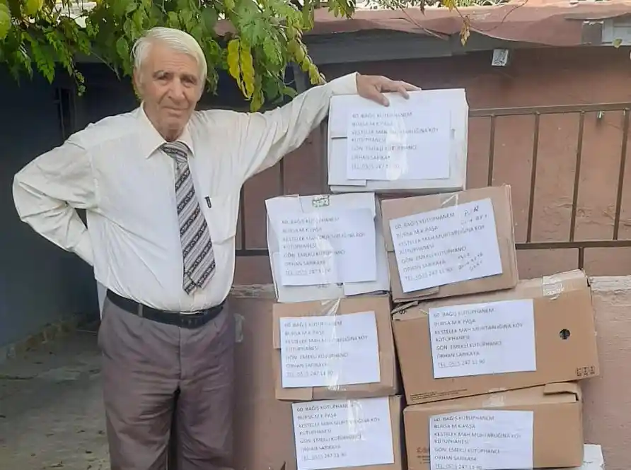 60'ıncı kütüphane Kestelek'e