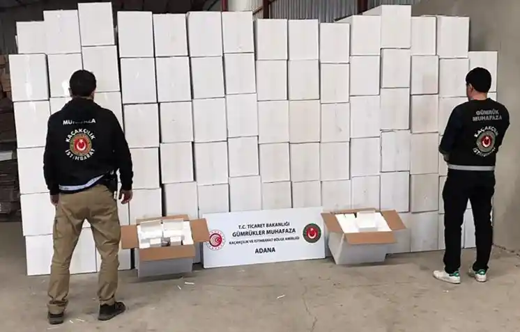 Adana'da kaçak makaron operasonu