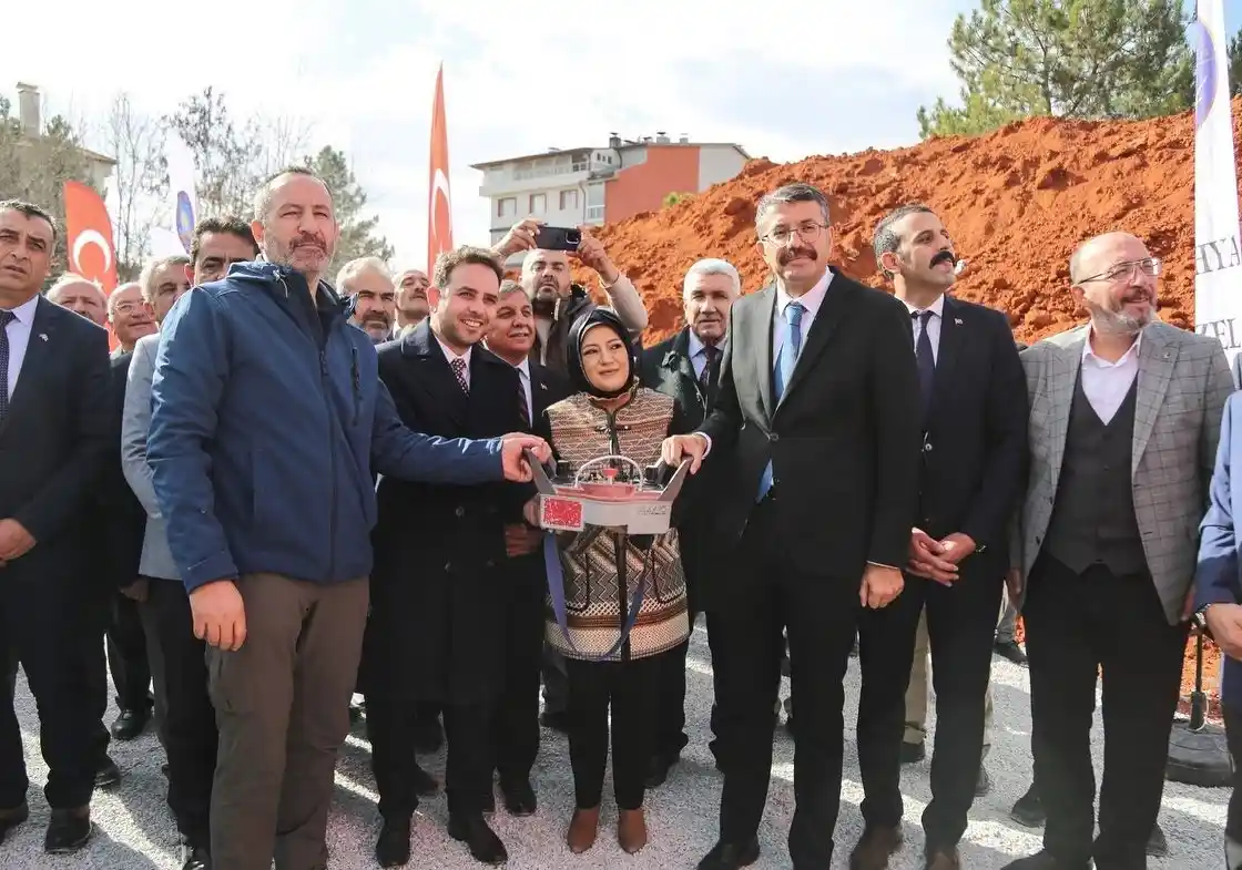 Altıntaş'ta yeni kaymakamlık hizmet binasının temeli törenle atıldı