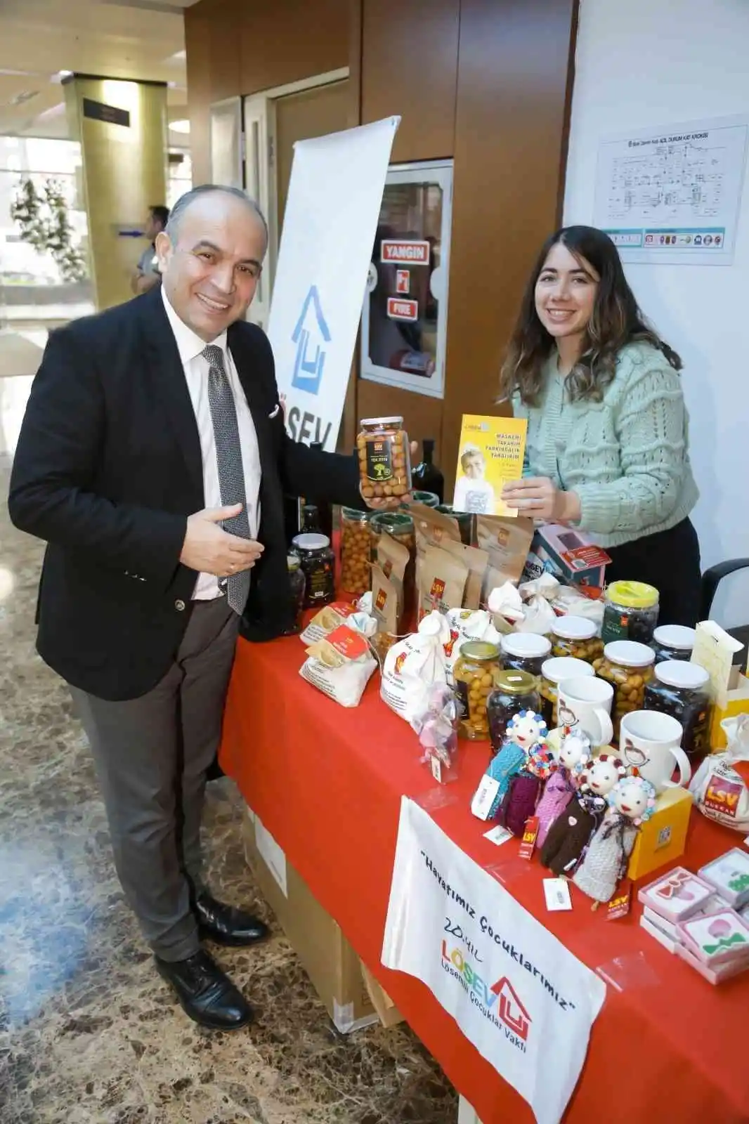 Anne emeği ürünler hastanede
