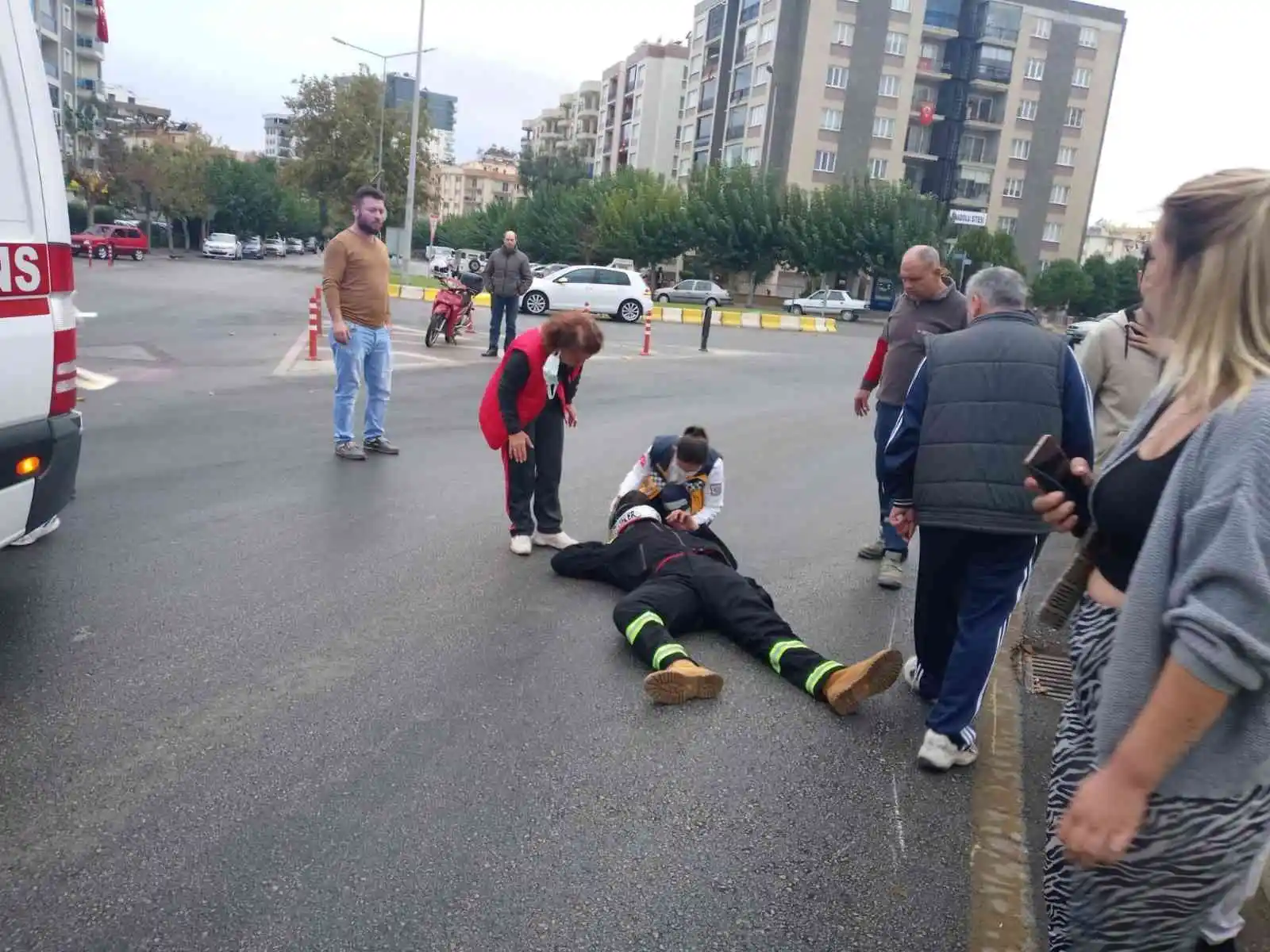 Aydın’da yağışlı hava kaza getirdi: 1 yaralı
