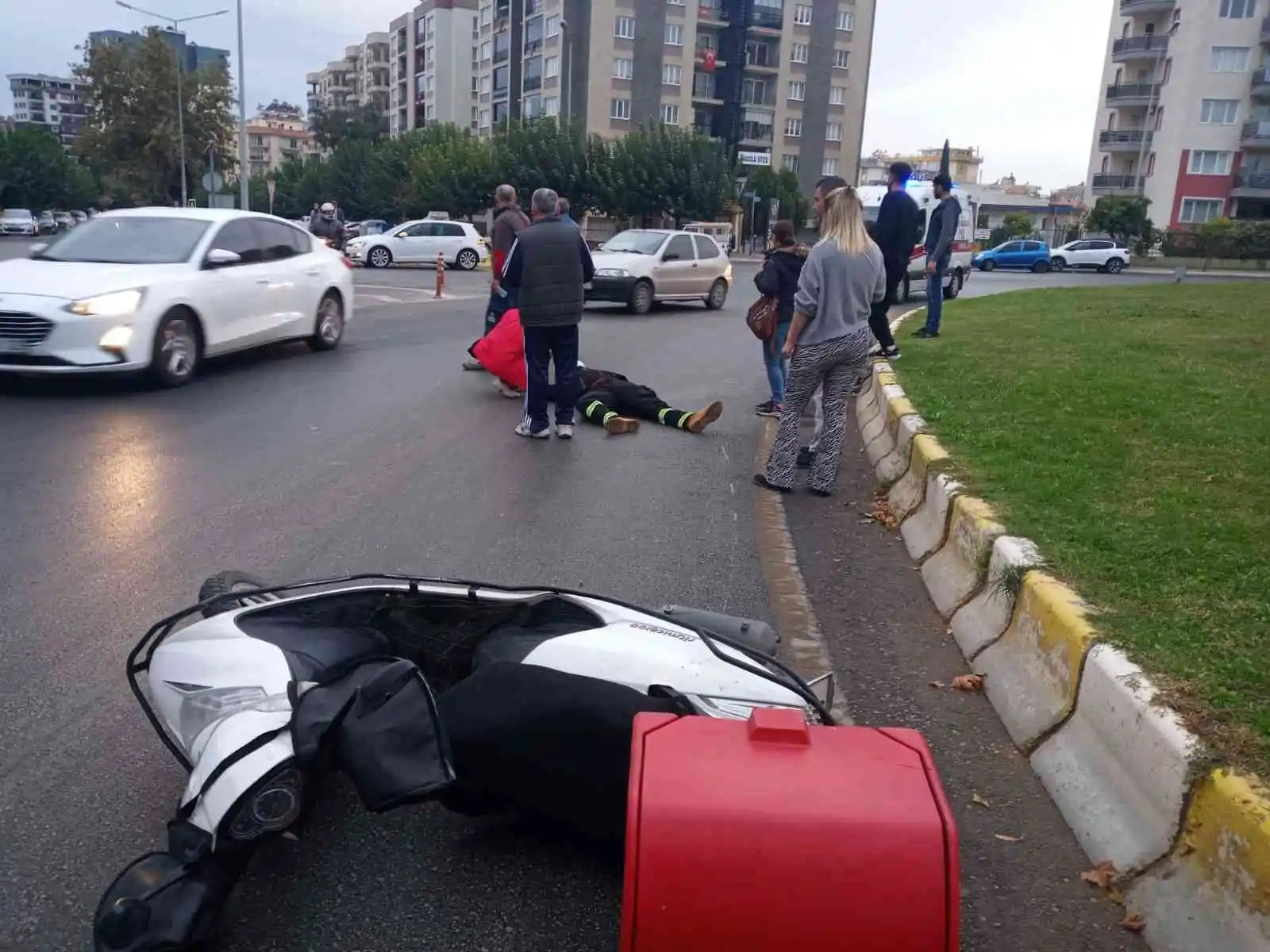 Aydın’da yağışlı hava kaza getirdi: 1 yaralı