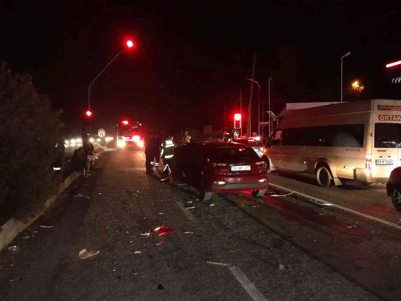 Aydın'da zincirleme trafik kazası: 5 yaralı
