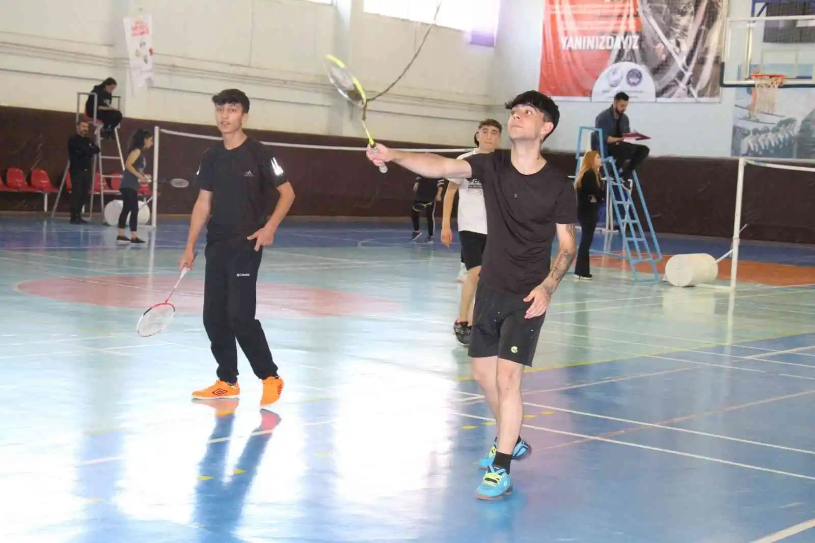 Badminton turnuvası sona erdi