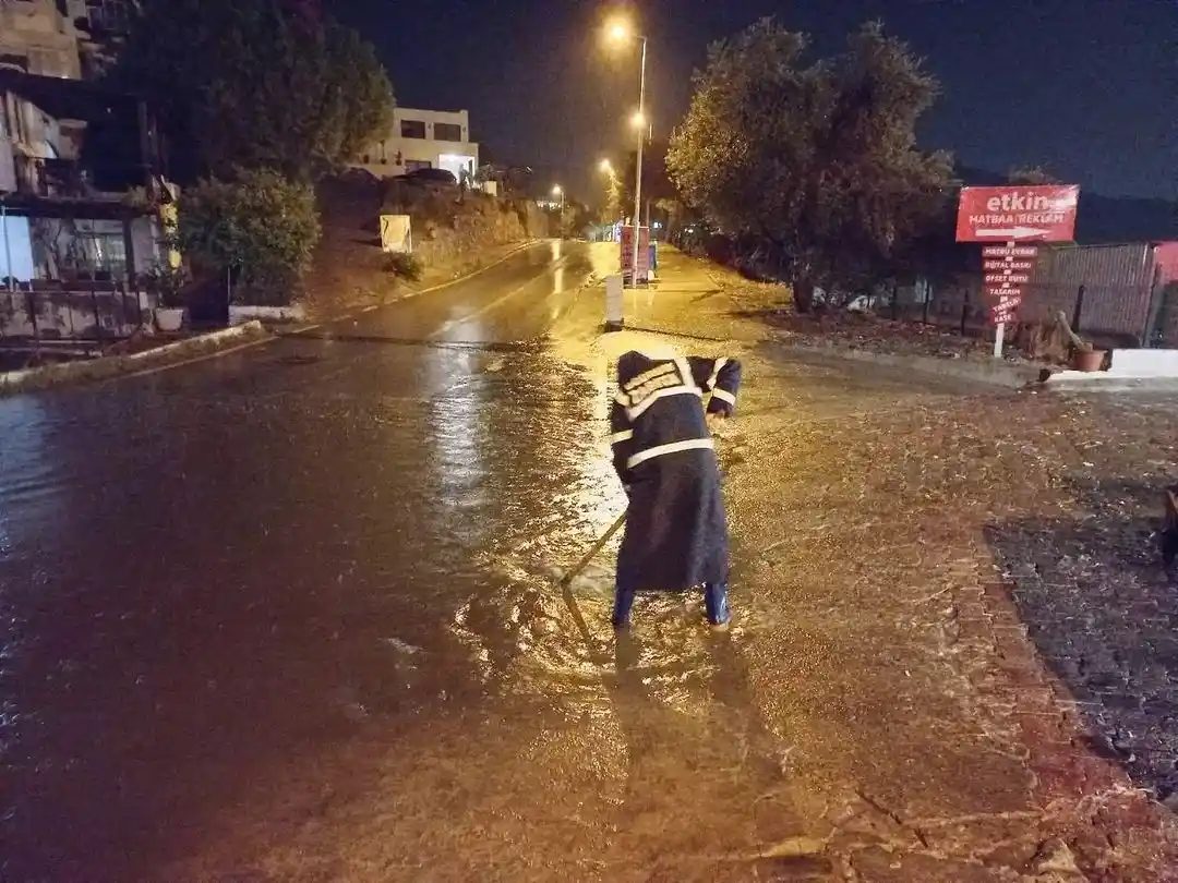 Bodrum’da metrekareye 41 kilogram yağış düştü
