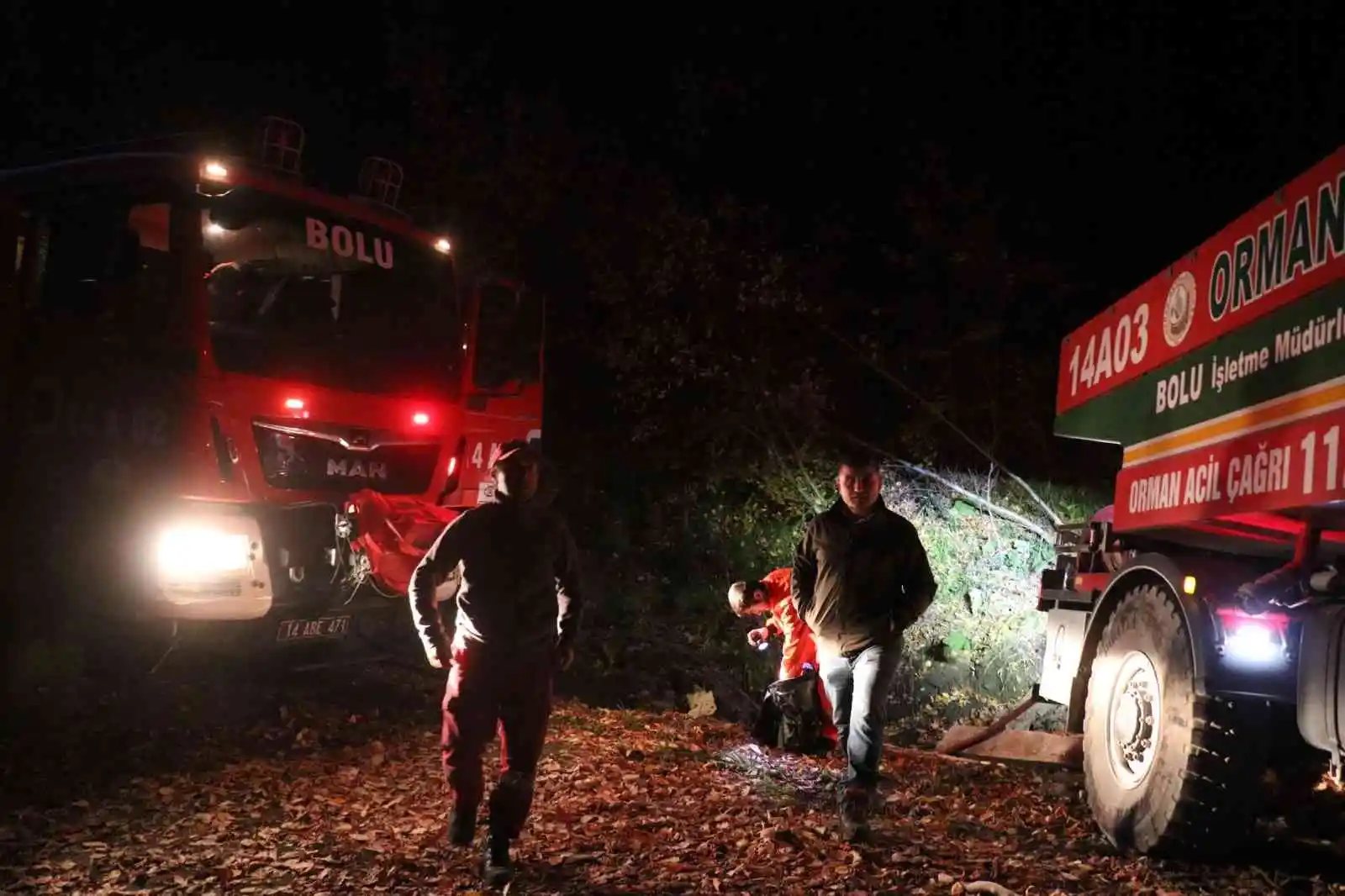 Bolu’da orman yangınında 1,5 hektarlık alan zarar gördü
