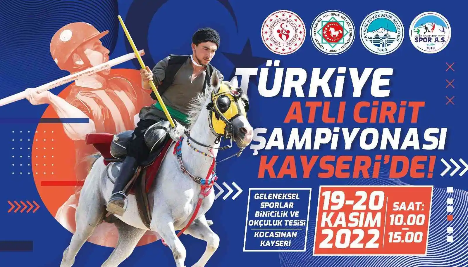 Büyükşehir'in ev sahipliğinde Atlı Cirit Şampiyonası heyecanı yaşanacak