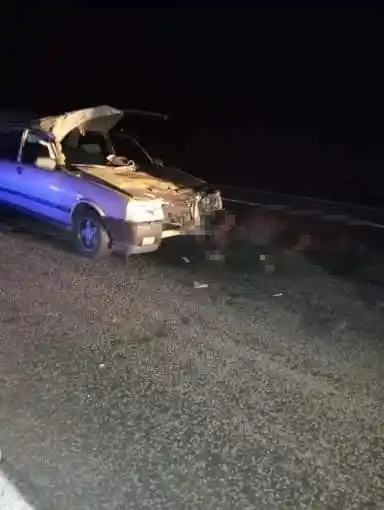 Cenazeye giderken ata çarptılar: 5 yaralı