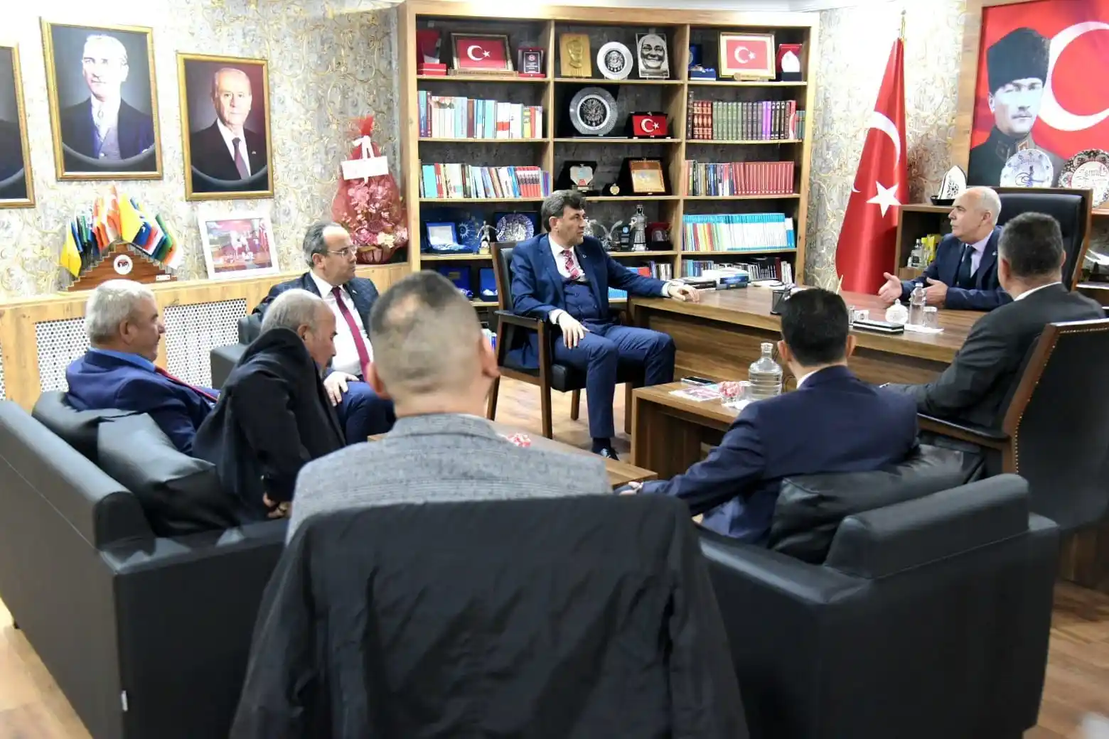 Cumhur İttifak üyesi partilerin başkanları fikir alışverişi yaptı