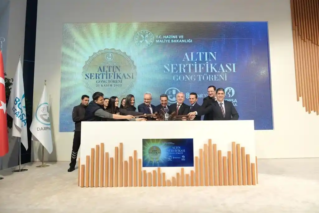 Darphane Altın Sertifikası Borsa İstanbul'da işlem görmeye başladı
