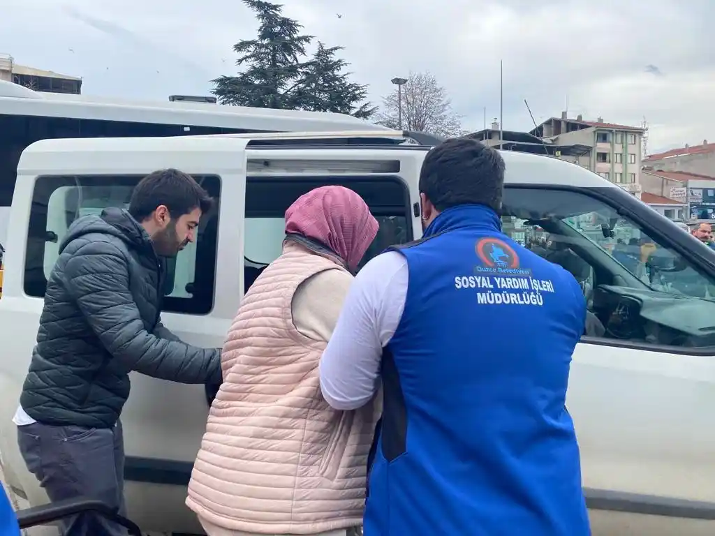 Deprem anında engelli aracıyla kendini dışarıya zar zor attı