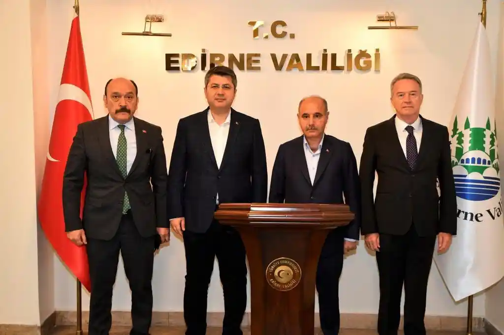 Emniyet Genel Müdürü Aktaş, Vali Kırbıyık'ı ziyaret etti