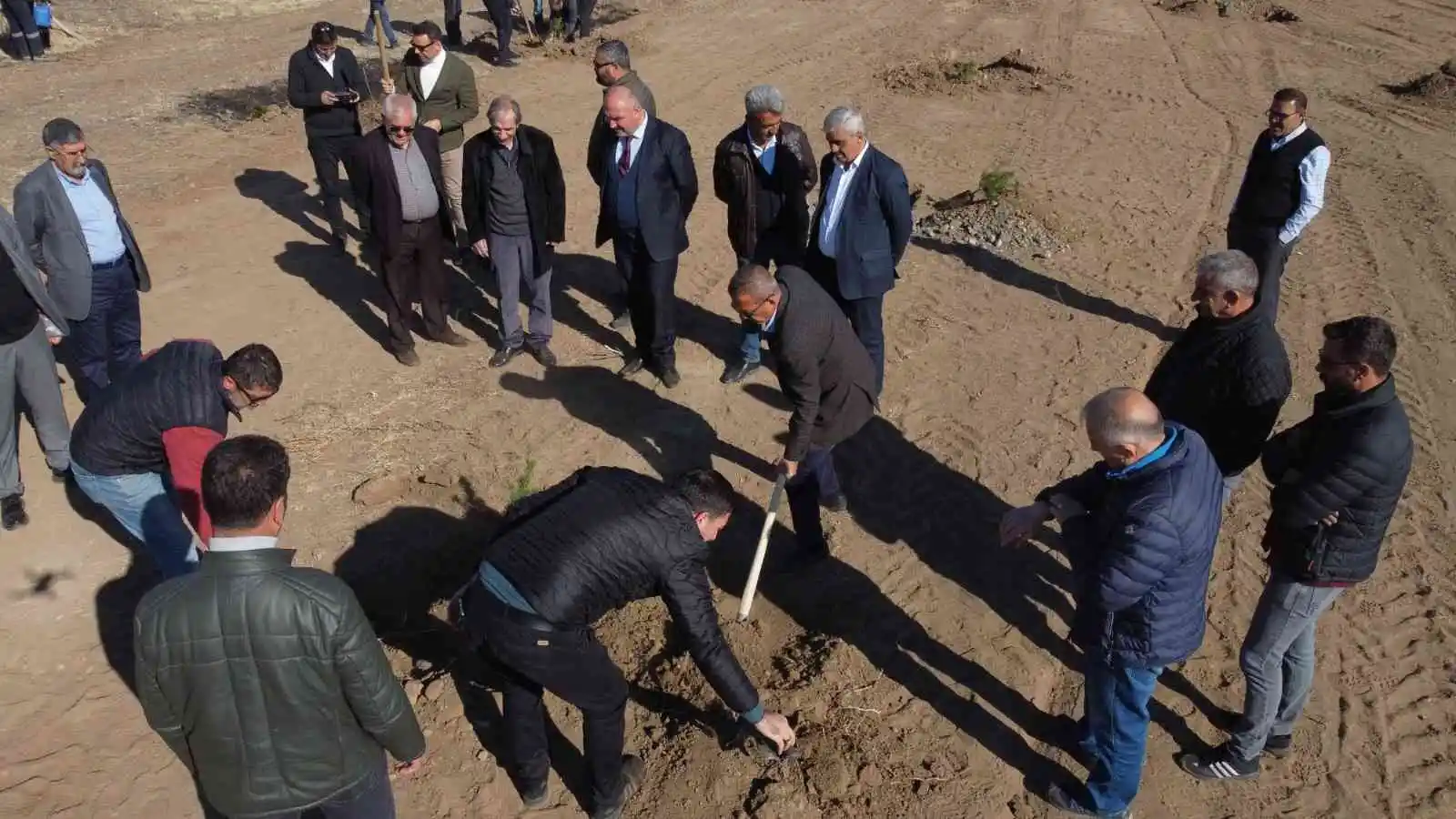 Erzincan TSO'ya ait hatıra ormanına fidan dikildi