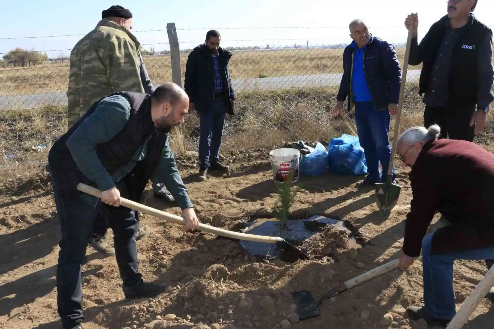 Erzincan TSO’ya ait hatıra ormanına fidan dikildi