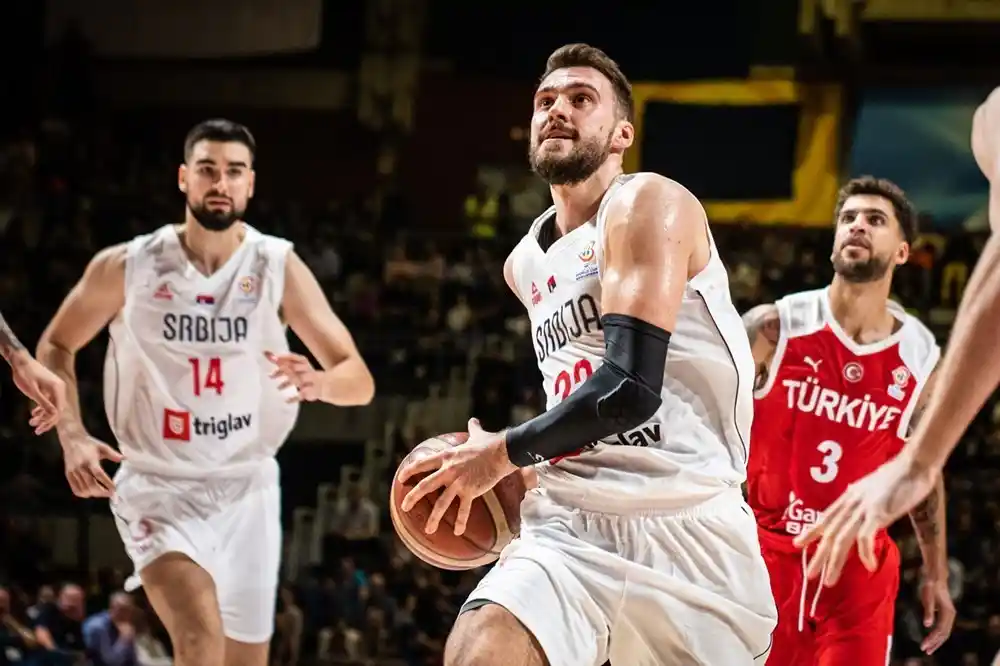 FIBA 2023 Dünya Kupası Avrupa Elemeleri: Sırbistan: 77 - Türkiye: 76