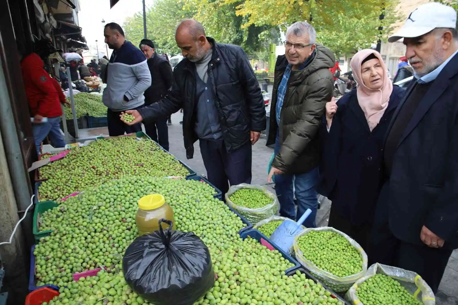 Gaziantep'te yeşil zeytin tezgaha indi
