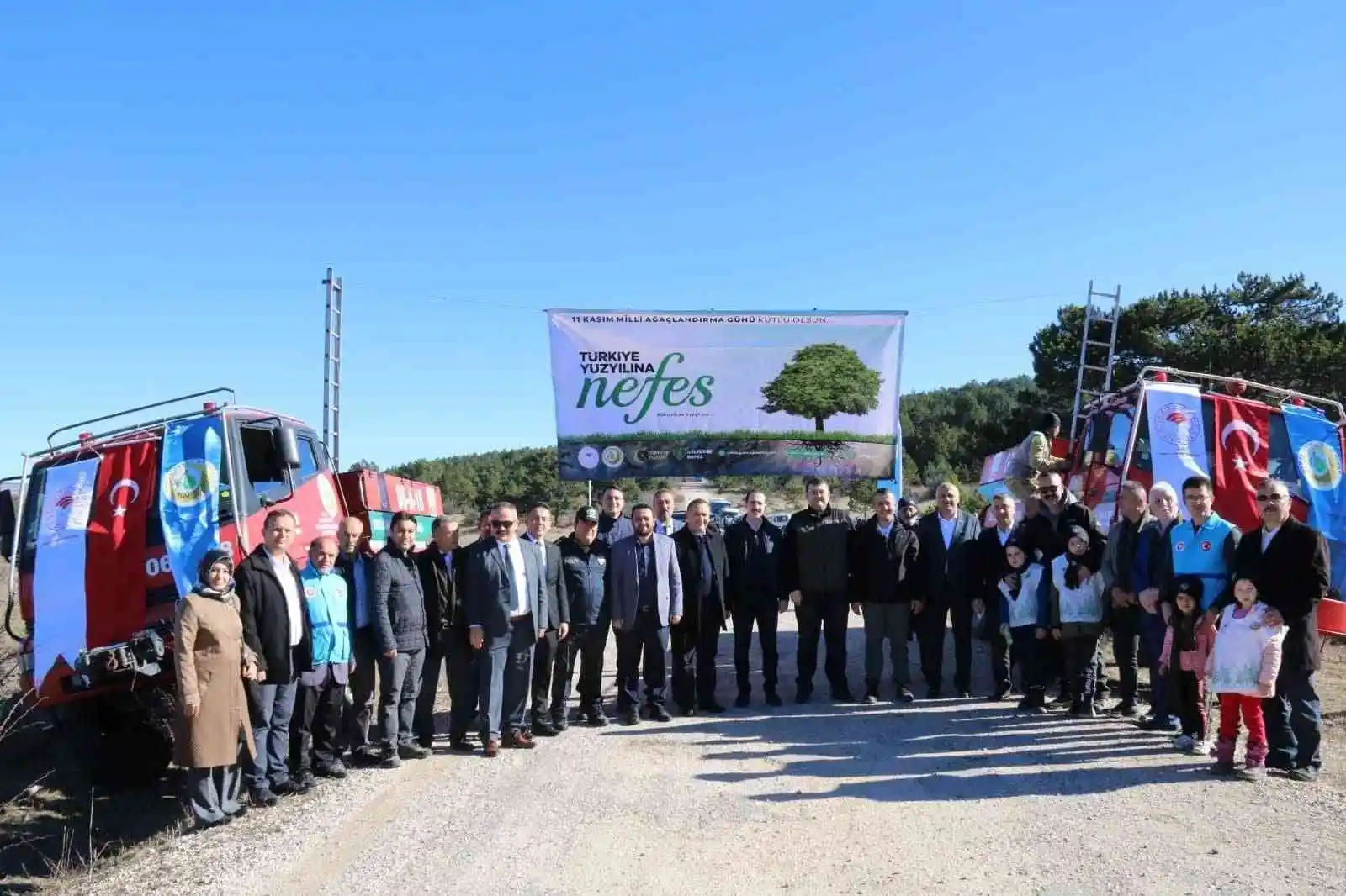 Geleceğe Nefes için Kızılcahamam'da 2000 fidan toprakla buluştu