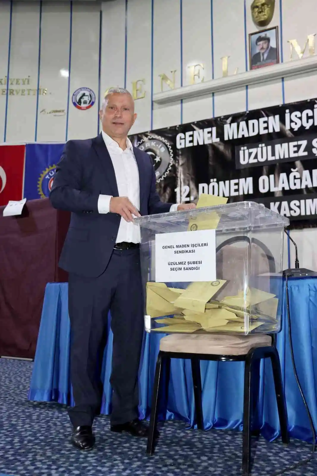 GMİS Üzülmez Şube Başkanlığı’na Sefer Karakabak yeniden seçildi