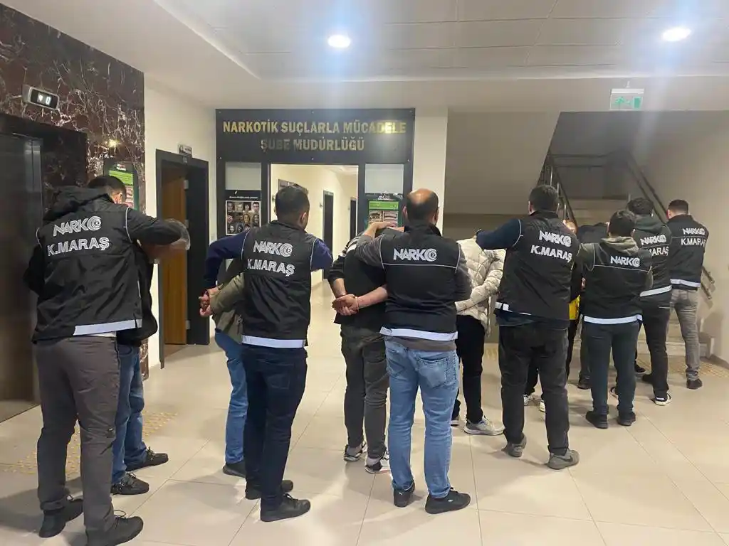 Kahramanmaraş'ta uyuşturucu operasyonunda 3 tutuklama