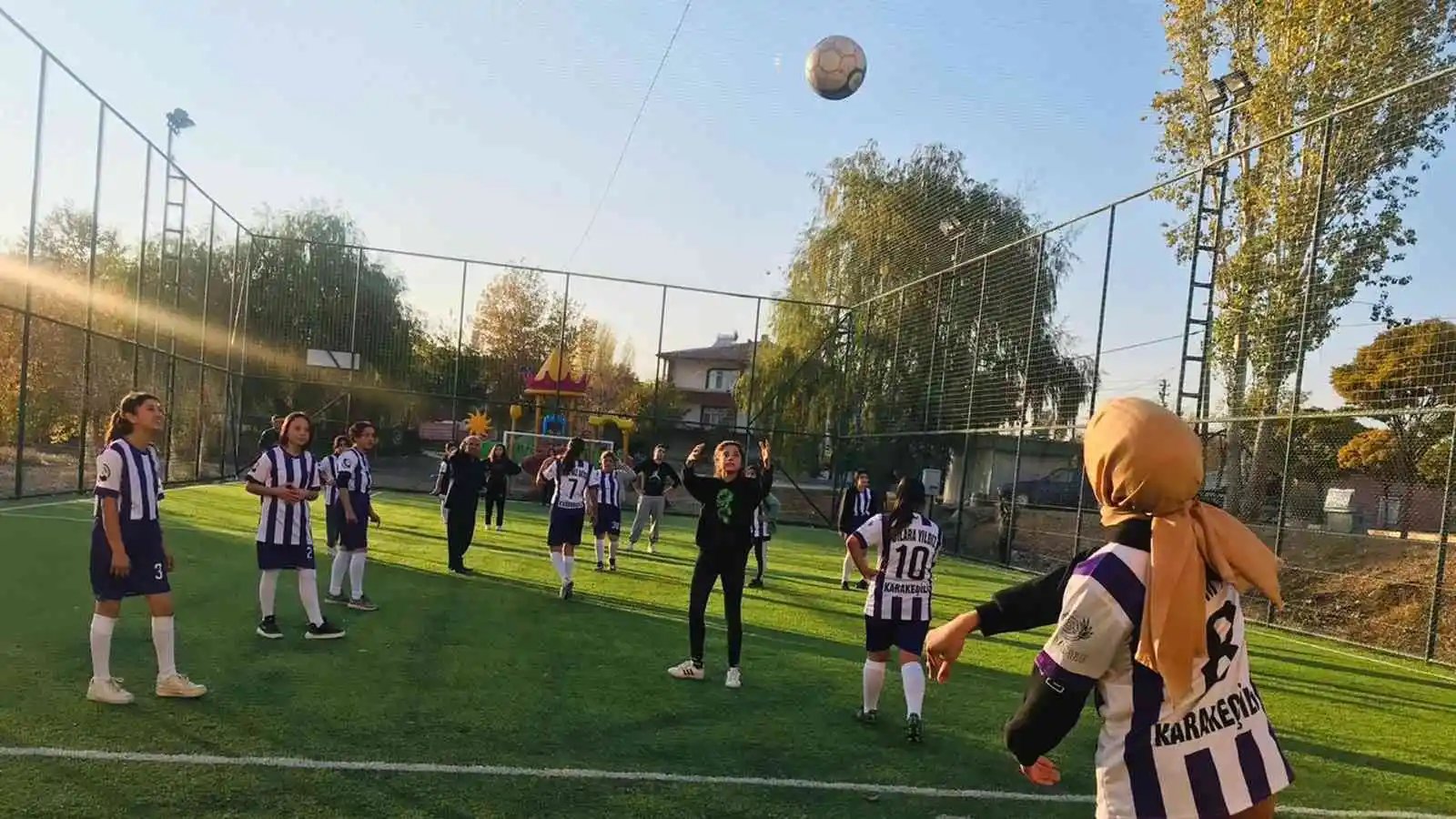 Kırıkkale'de kız futbol takımı kuruldu