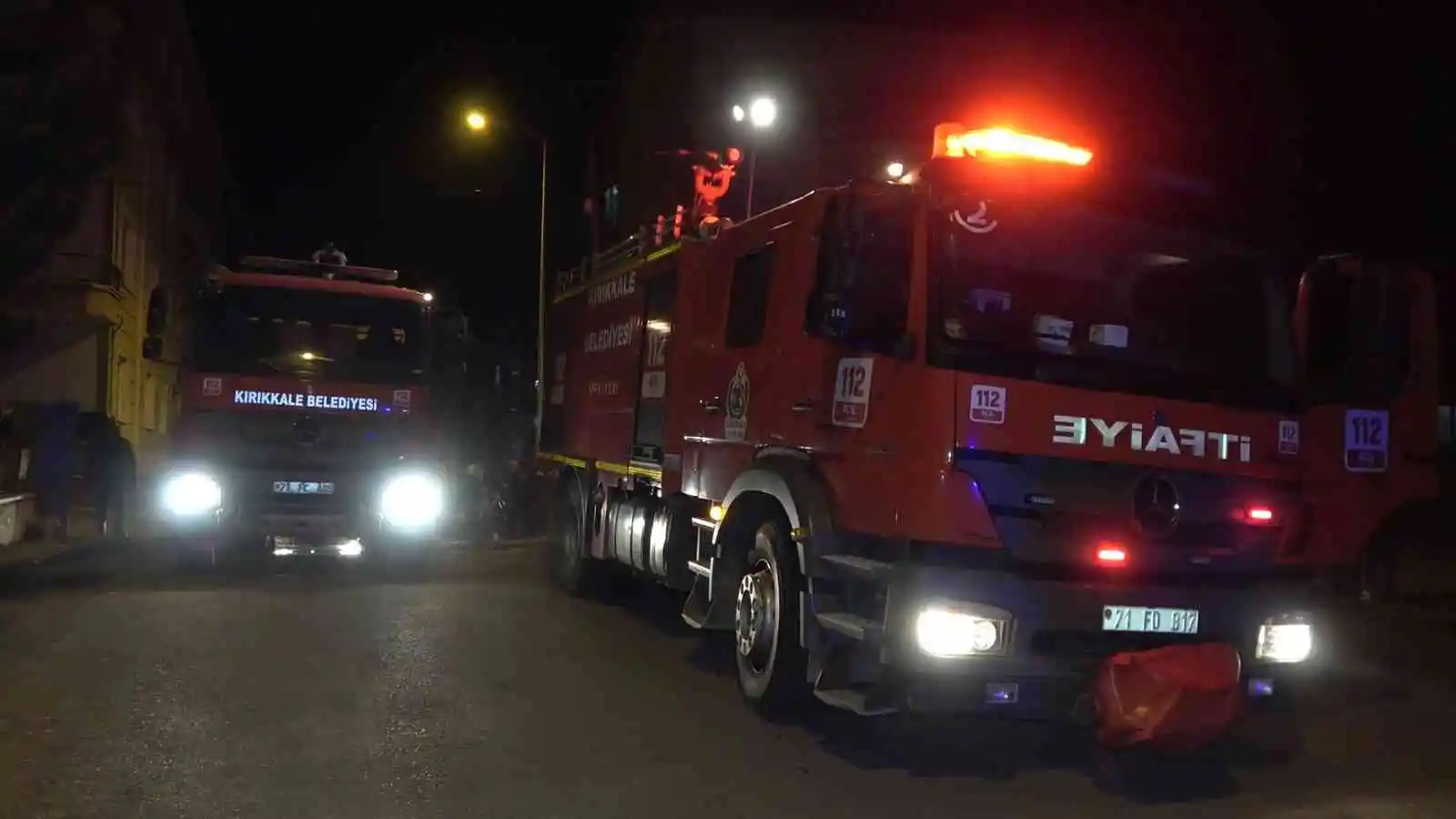 Kırıkkale’de metruk binada 3 saat arayla ikinci yangın
