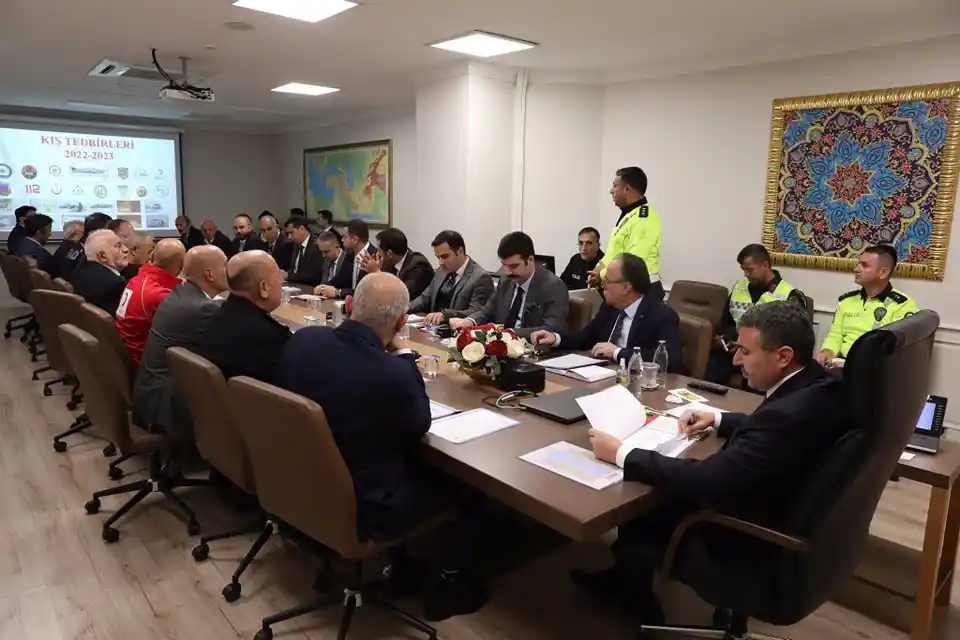 Kış tedbirleri masaya yatırıldı