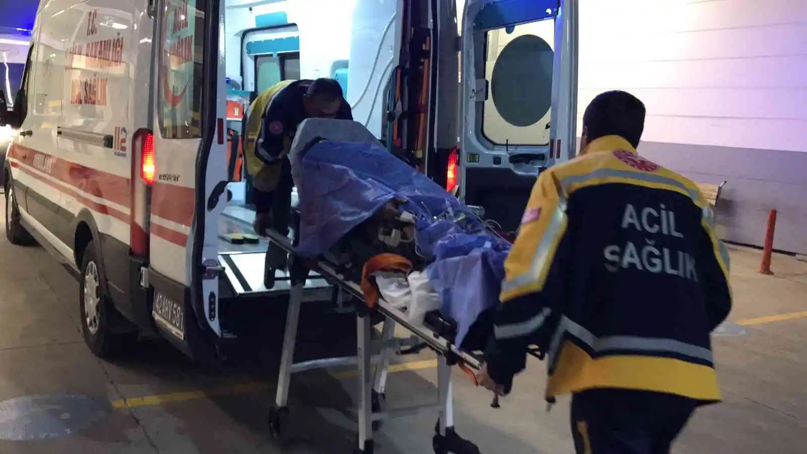 Konya’da patlayan LPG tankının iş yeri kapısını yerinden söktüğü anlar kameraya yansıdı