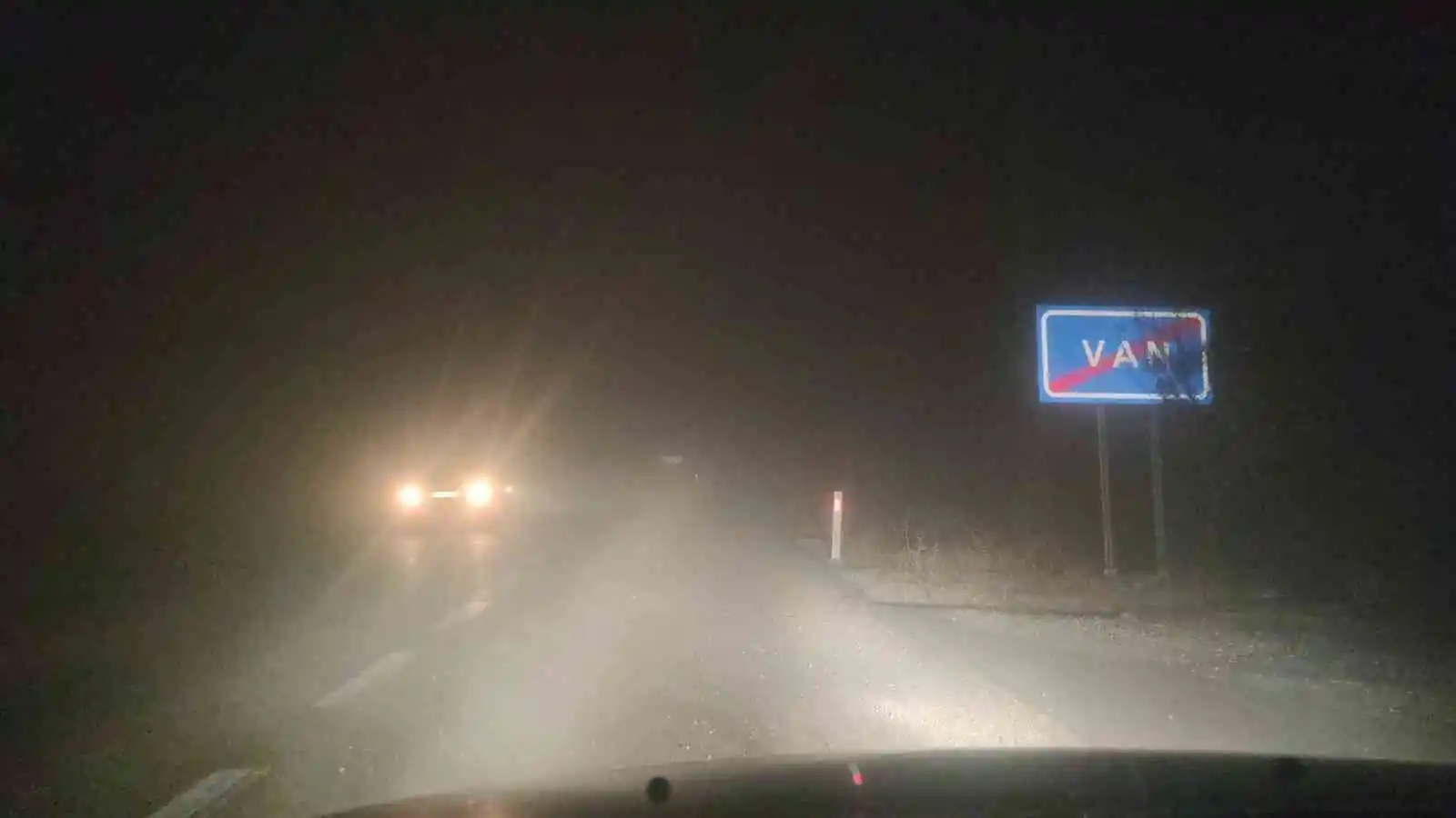 Kurubaş Geçidi’de sis trafiği olumsuz etkiledi