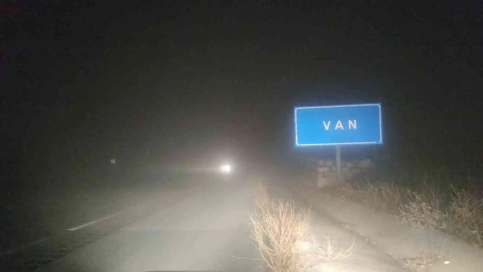 Kurubaş Geçidi’nde sis trafiği olumsuz etkiledi