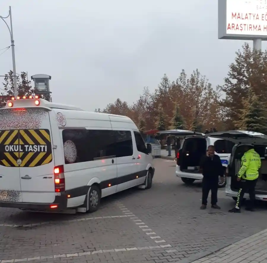 Malatya’da okul servislerine sıkı denetim