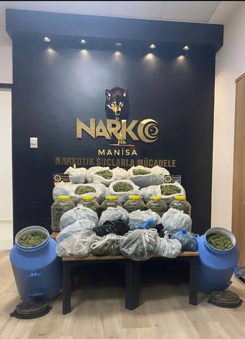Manisa polisinden 2 ilde uyuşturucu operasyonu: 72 kilo esrar ele geçirildi, 3 kişi tutuklandı
