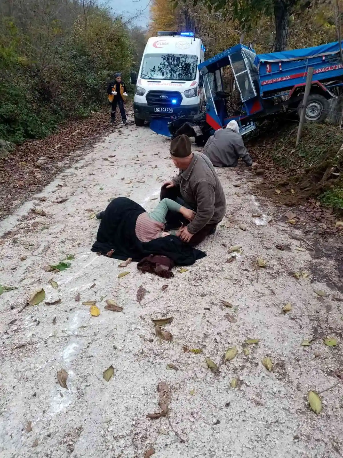 Ordu'da patpat kazası: 2 yaralı