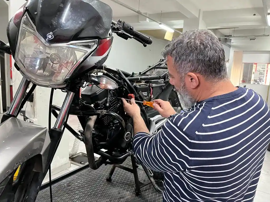 (ÖZEL) Motosiklet bakımlar aracın da ve sürücünün de ‘ömrünü’ uzatıyor