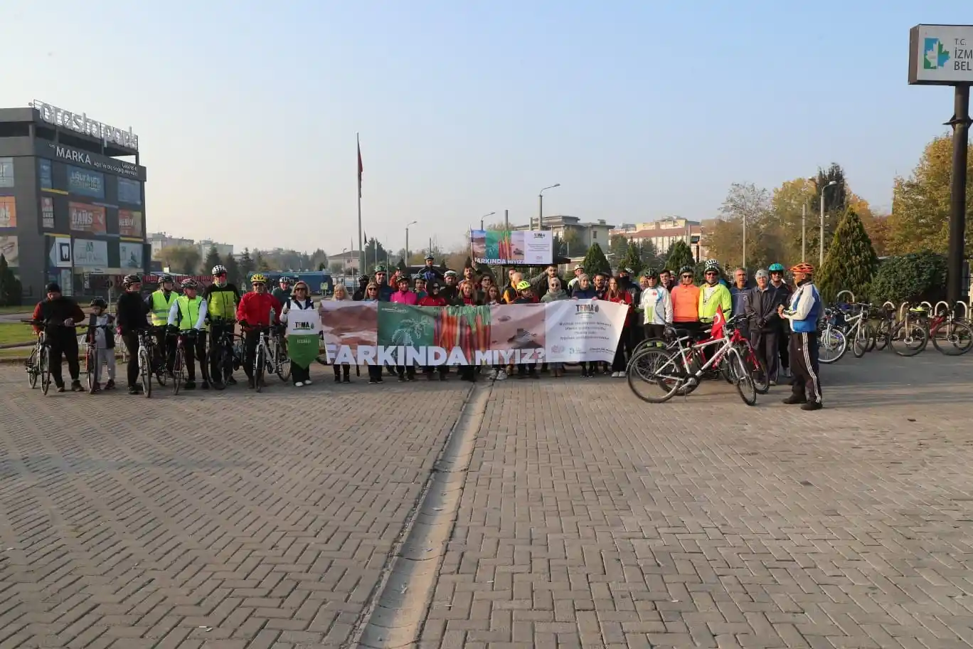 Pedallar erozyonla mücadele için çevrildi