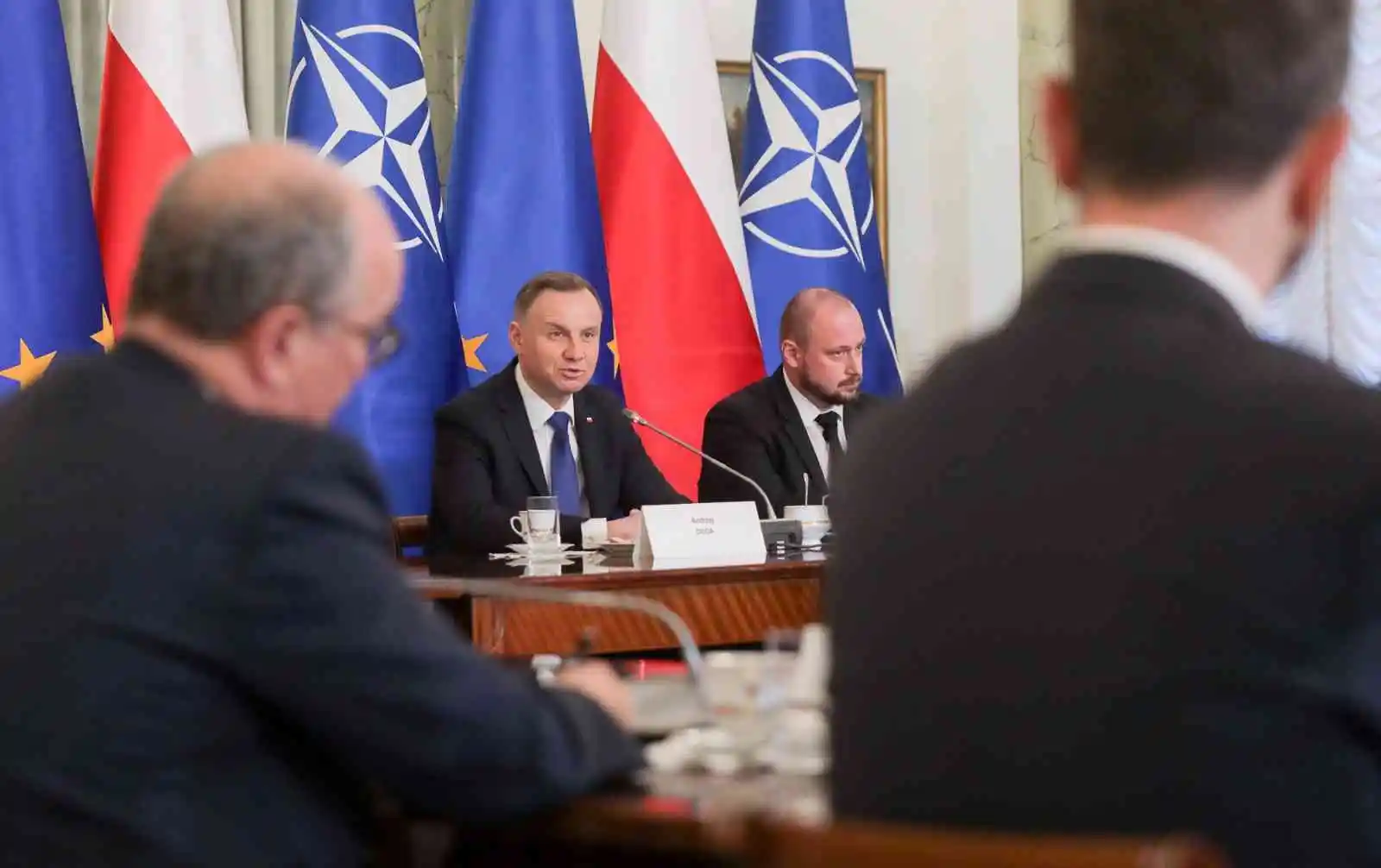 Polonya Cumhurbaşkanı Duda: "Polonya'ya yönelik şu anda açık ve doğrudan bilinen bir tehlike yok"