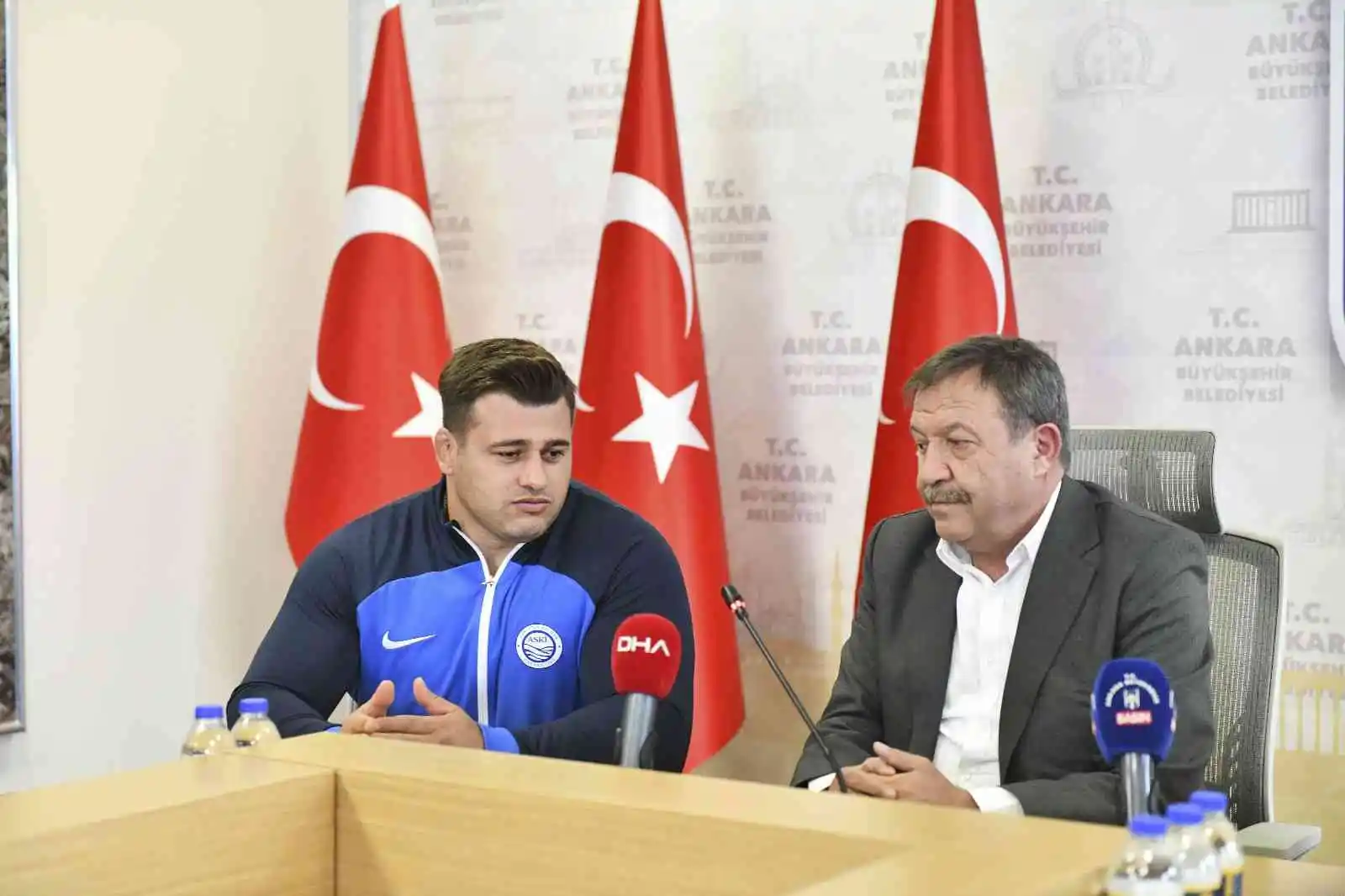 Şampiyon ASKİ Spor’dan, Başkan Yüksel Arslan’a ziyaret
