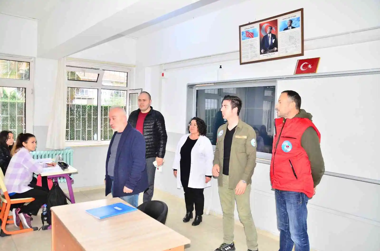 Samsun’da okulda deprem tatbikatı