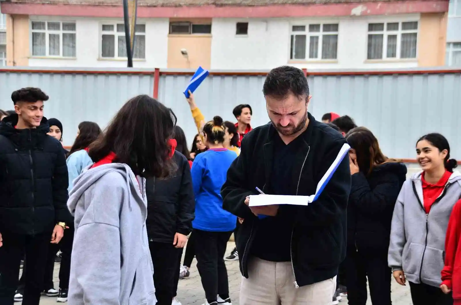 Samsun’da okulda deprem tatbikatı